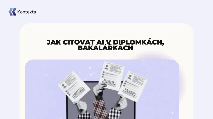 Jak citovat AI v bakalářské práci podle norem a pravidel